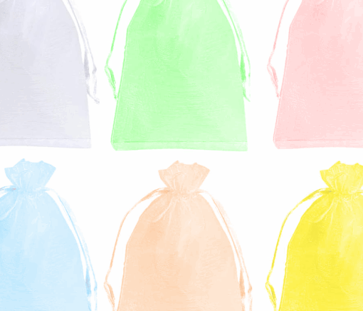Bolsa de organza