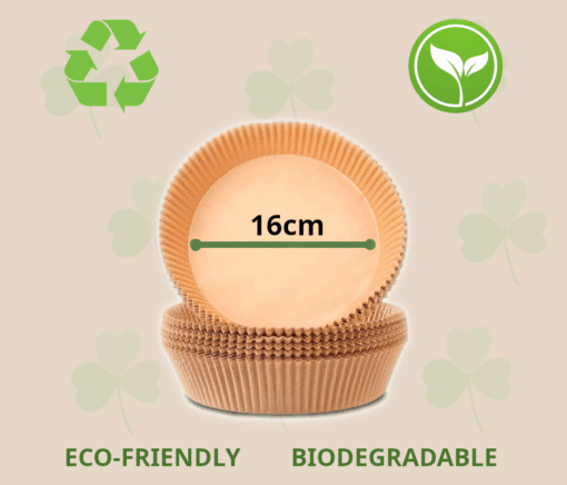 Papel freidora de aire redondo Ø16cm (100uds) - Imagen 2